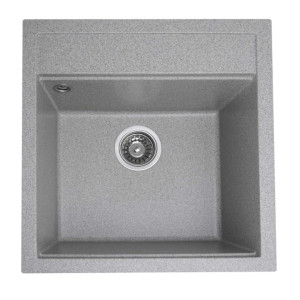 Гранітна мийка для кухні 5149 FIESTA матова Сіра