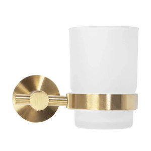 Стакан для зубных щеток Rea 322233 Brushed Gold. Photo 2