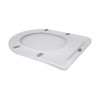 Унитаз напольный Qtap Grand Ultra Quiet сиденье Slim Duroplast Soft-close Quick relase белый