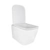 Унитаз подвесной Qtap Crow с сиденьем Slim Duroplast Soft-close Quick relase белый