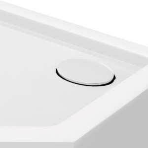 Душовий піддон Qtap Diamond 100x100 білий. Photo 3