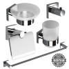 Набір аксесуарів для ванної SONIA LINE KIT (5 предметів) хром