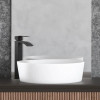 Смеситель для раковины Lamber 1155 B высокий черный
