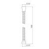 Шланг для душу Qtap Hadice 160 см