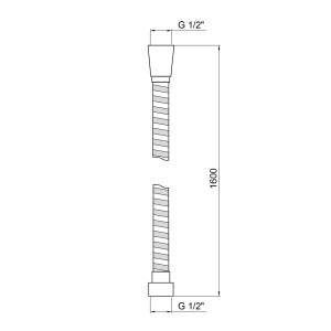 Шланг для душу Qtap Hadice 160 см. Photo 2