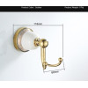 Крючок двойной Lamber 3605G-2 Золото