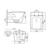 Унитаз подвесной Qtap Tern Ultra Quiet с сиденьем Slim Duroplast Soft-close Quick relase белый