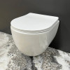 Унитаз подвесной VBI Vulcano White soft-close дюропласт