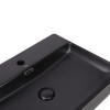 Умивальник підвісний Qtap Nando 600х420х120 мм чорний