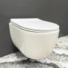 Унитаз подвесной VBI Vulcano White soft-close дюропласт