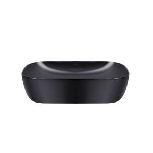 Умивальник накладний Qtap Robin 610x400x145 мм чорний