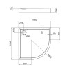 Душовий піддон Qtap Robin 100x100 білий