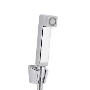 Смеситель для умывальника Qtap Gemini с гигиеническим душем хром. Photo 3