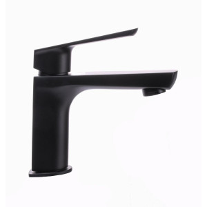 Смеситель для умывальника TOPAZ LEXI TL 21201-H57-BL Черный матовый. Photo 3
