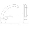 Змішувач для кухні Globus Lux Solly GLSO-0203S-9 бронза