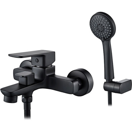 Смеситель для ванны Lamber 32808В черный матовый