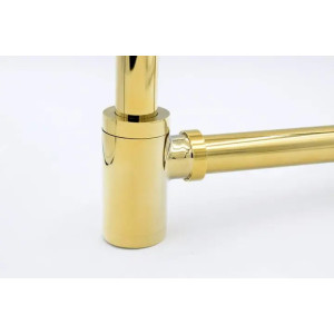 Сифон для раковини Granitan Gold золотий. Photo 2