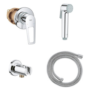 Змішувач для біде прихованого монтажу GROHE BAULOOP з гігієнічною лійкою хром