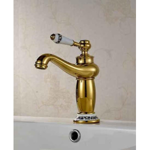 Змішувач для умивальника DECO GOLD 0169-7 Золото