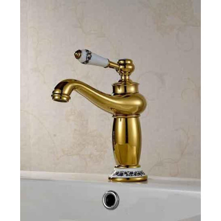 Змішувач для умивальника DECO GOLD 0169-7 Золото