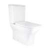 Унитаз напольный Qtap Aries Rimless сиденье Slim Duroplast Soft-close Quick relase белый
