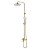 Душова колона зі змішувачем  Kubus 009-J Brushed Gold матове золото