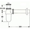 Сифон для раковини Lamber 585 (пляшкового типу) золото