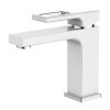 Смеситель для умывальника Lamber 10271W белый/хром