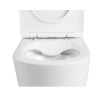 Унитаз напольный Qtap Stork/Swan Rimless сиденье Slim Duroplast Soft-close белый