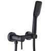 Смеситель для душа Globus Lux ALPEN SBT1-105-BB из нержавеющей стали черный матовый