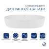 Умывальник накладной Qtap Scorpio 600х400х120 мм