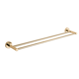Тримач для рушника VBI VENUS BRUSHED GOLD подвійний 64.5 см матове золото