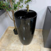 Умывальник напольный VBI Agriento Black Glossy черный