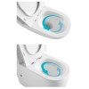 Унитаз напольный Qtap Robin New Ultra Quiet сиденье Slim Duroplast Soft-close Quick relase белый