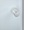 Душевая кабина Lidz Latwa раздвижная 80x80 с поддоном сатин