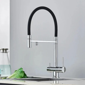 Смеситель для кухни с подключением к фильтру Lamber 908-78 Хром