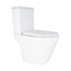 Унітаз підлоговий Qtap Dove Rimless сидіння Slim Duroplast Soft-close Quick relase білий