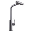 Смеситель для кухни Globus Lux ALPEN SBT1-2044-GP из нержавеющей стали графит