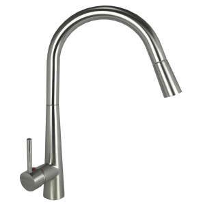Змішувач для кухні Globus Lux LAZER GLLR-1033-StSTEEL сатін. Photo 2