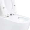 Унитаз напольный Qtap Kolibri Ultra Quiet сиденье Slim Duroplast Soft-close Quick relase белый