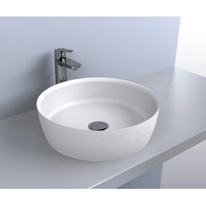 Умивальник накладний Fancy Marble Silvia 400 білий. Photo 2