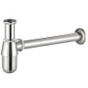 Сифон для раковины хромированный Lamber 34RTY без горловины.