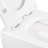 Унитаз подвесной Qtap Robin Rimless с сиденьем Slim Duroplast Soft-close Quick relase белый