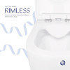 Унитаз подвесной Qtap Jay Ultra Quiet с сиденьем Slim Duroplast Soft-close Quick relase белый