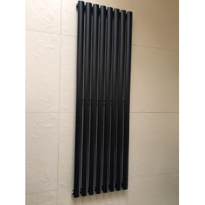 Радіатор дизайнерський вертикальний Rimini 8/1800 Чорний матовий 1800*470