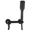 Смеситель для душа Globus Lux ALPEN SBT1-105-BB из нержавеющей стали черный матовый
