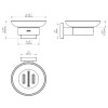 Набір аксесуарів для ванної SONIA LINE KIT (5 предметів) хром