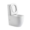 Унитаз напольный Qtap Robin New Ultra Quiet сиденье Slim Duroplast Soft-close Quick relase белый