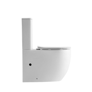 Унітаз підлоговий Qtap Robin New Ultra Quiet сидіння Slim Duroplast Soft-close Quick relase білий. Photo 3