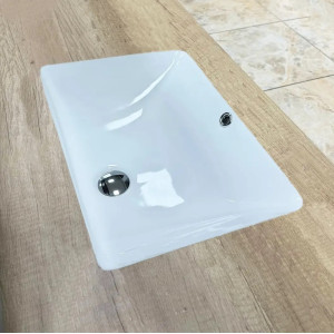 Умивальник врізний VBI Siracusa White білий. Photo 3